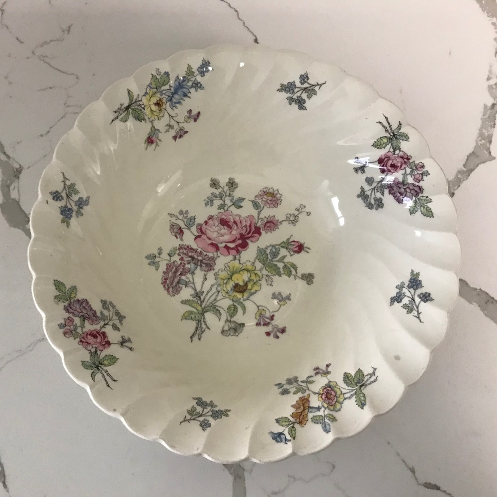 Vintage Rare Myott Staffordshire Olde Chelsea - Olde English Vegetable bowl